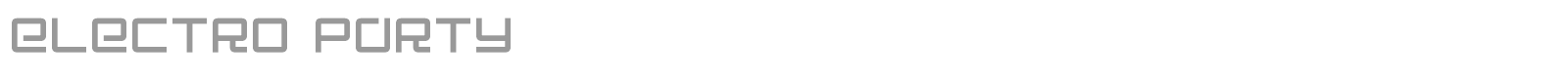 Electro Party font preview